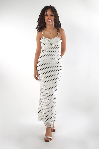 Robe Longue à Pois - KELLEN (R-A14)