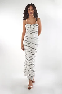 Robe longue à pois - KELLEN (R-A14)