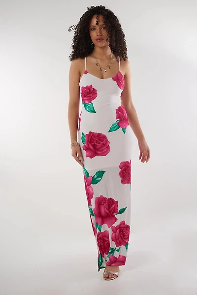 Robe Longue Fleurie - IDC660 (E-A14)