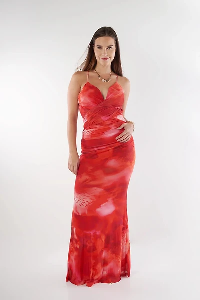 Robe longue à dos ouvert - CD4212E (E-A14)