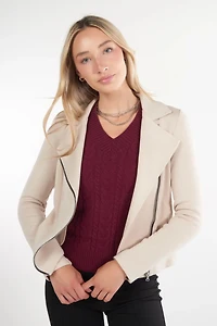 Veste courte à fermeture asymétrique - MOTO26 (R-B20)