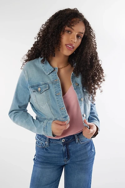 Veste courte en denim - EJ2056 (E-C8)