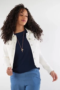 Veste en Jean Blanche - WILD (E-C7)