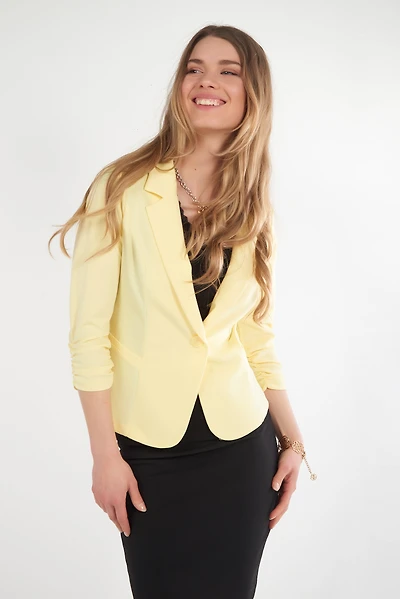 Three-quarter sleeve blazer - SWINA-Z1 (R-C8)