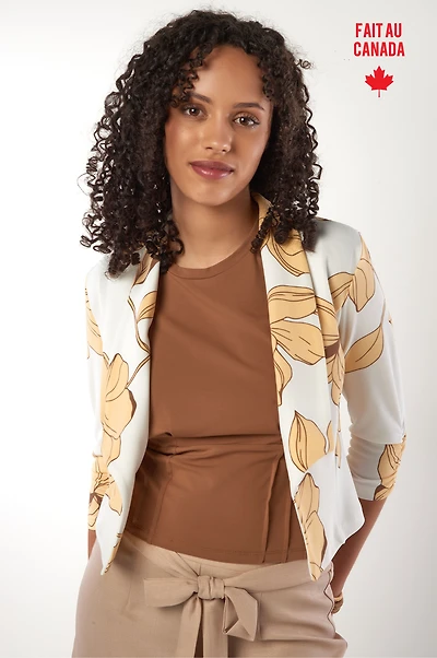 Veston Court à motif floral - JAMILA-P (R-B20)