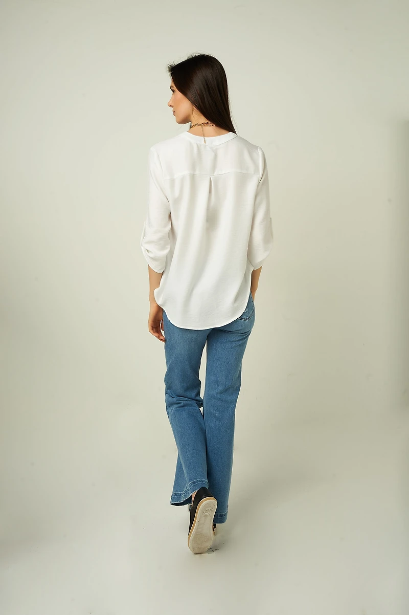 Blouse à manches trois-quarts - ARIS-L (R-A2)