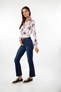 Blouse courte fleurie - FINAY2F (E-B1)