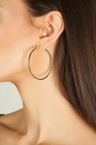 Hoop earrings - C1085 - FINAL SALE