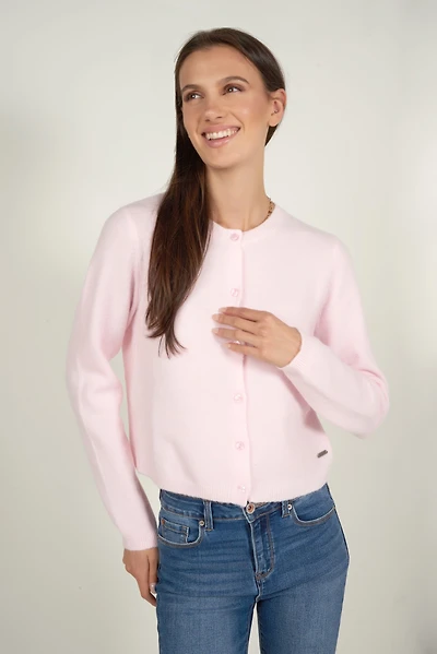 Cardigan court avec boutons - CELINDA (E-B2)