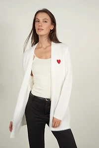 Cardigan pelucheux ouvert - AMALIA-Y2