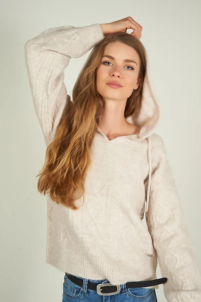 Textured hoodie - ELINON X2