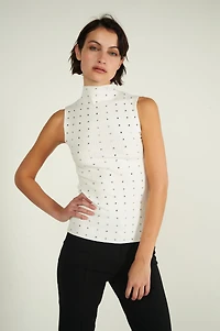 Camisole sans manches avec pierres - NOUR-Y2 (E-B2)