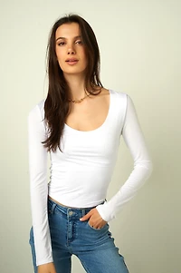 Haut court à manches longues - 18129 (E-B5)