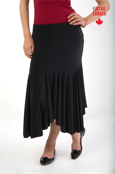 Jupe midi asymétrique - ATARA (R-A17)