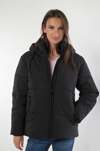 Short coat with hood - MAINA (E-C3)