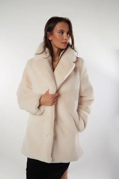 Manteau long en fourrure - ALEX (E-C4)