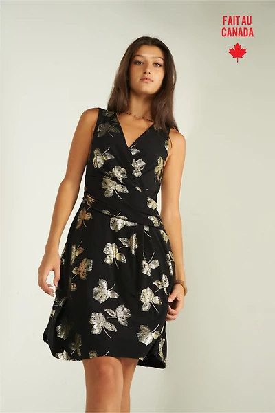 Robe cache-coeur sans manches - ORIANE (R-C1)