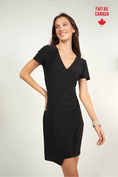 Robe unie à manches courtes - LEXIS (R-C4)