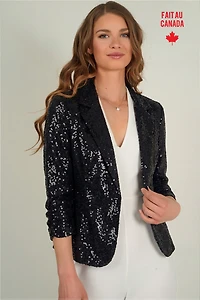 Veston brillant à manches trois-quarts - SWINA-H2 (R-B16)