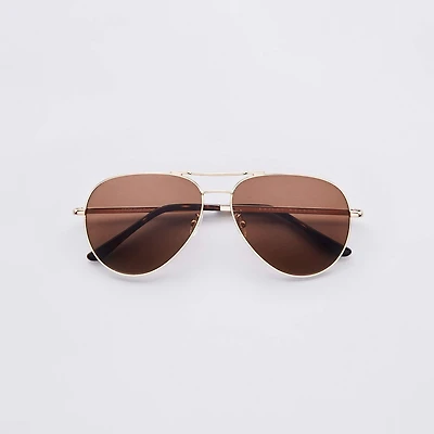 Maverick Sunglasses - Gold 