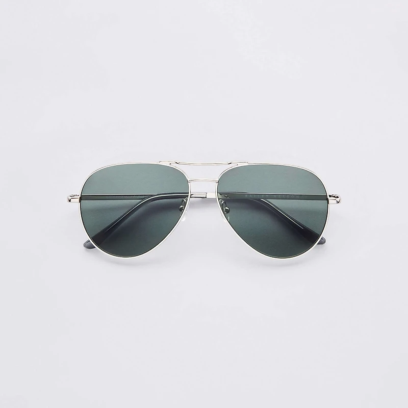 Maverick Sunglasses - Silver 
