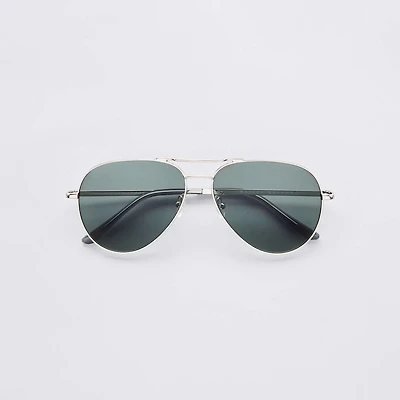 Maverick Sunglasses - Silver 