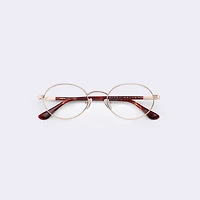 Saskia - Gold Glasses 