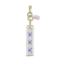 Gingham Bow Lace Key Fob