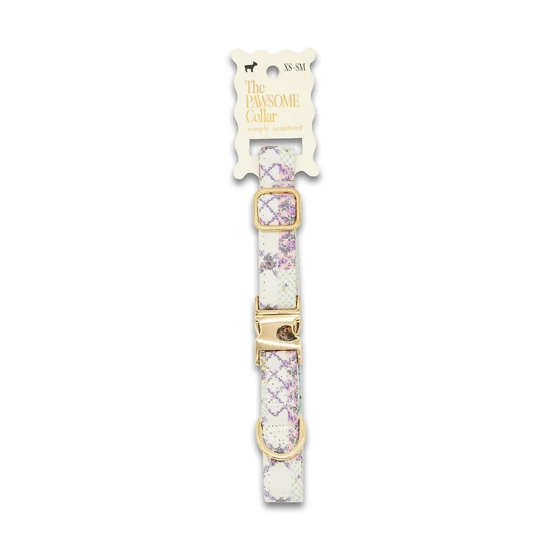 Patchwork Pet Collar - X-Small/Small