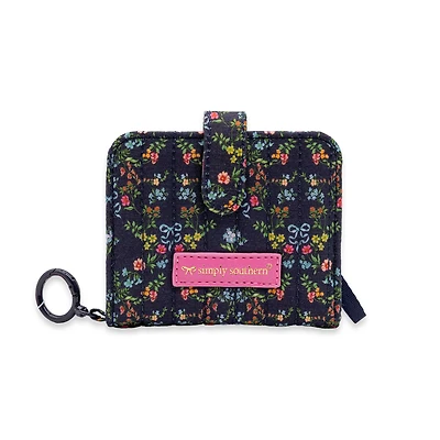 Quilted ID Wallet in Ribbon Floral
