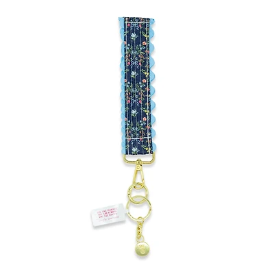 Lace Key Fob in Ribbon Floral