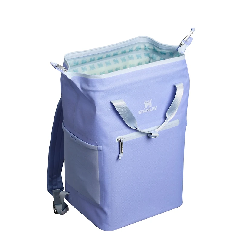 Madeline Mini Backpack Cooler in Hydrangea