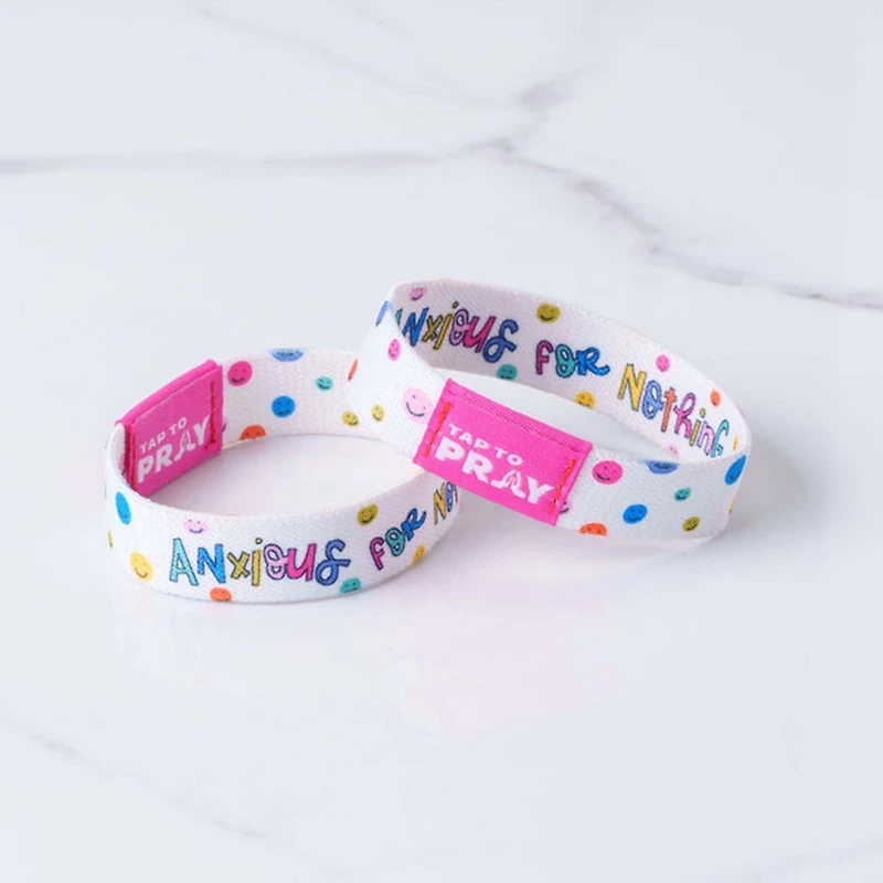 Tap To Pray Wristband Anxious For Nothing