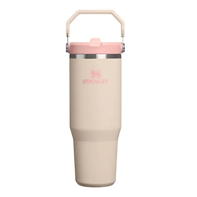 The 30oz Quencher IceFlow Flip Straw in Champagne