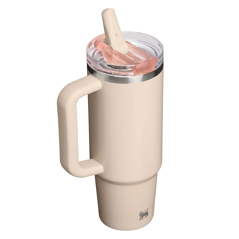 The 30oz Quencher ProTour Flip Straw Handled Tumbler in Champagne