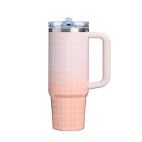 The 30oz Quencher ProTour Flip Straw Handled Tumbler in Sorbet Plus