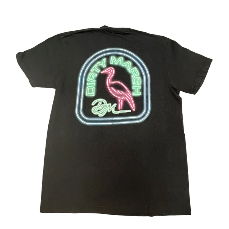 Neon Tombstone Short Sleeve T-Shirt Black