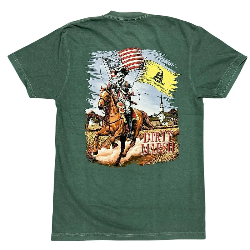 Patriotic Skelly Short Sleeve T-Shirt