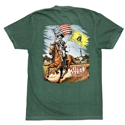 Patriotic Skelly Short Sleeve T-Shirt