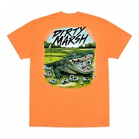 Greenside Gator Short Sleeve T-Shirt Neon Cantalope