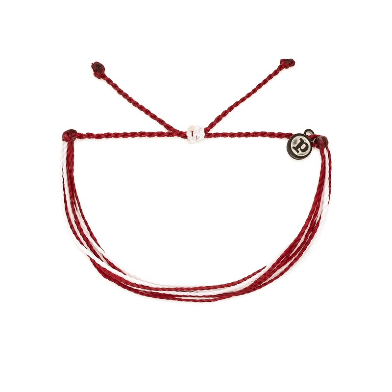 Gameday Bracelet in Crimson and White