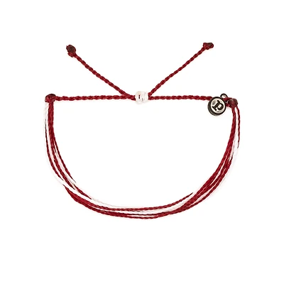 Gameday Bracelet in Crimson and White