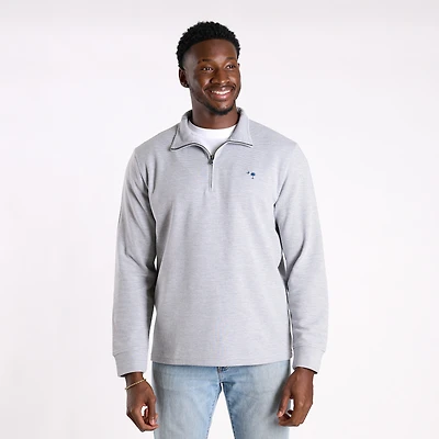 Men's Saltwater Quarter Zip Pullover Granite