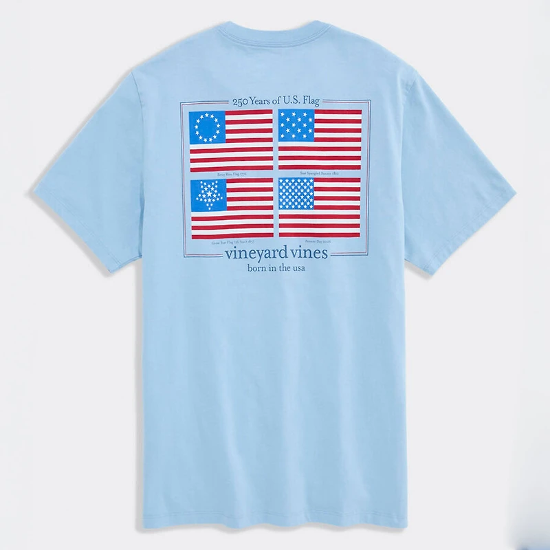 USA Flag Evolution Short Sleeve T-Shirt