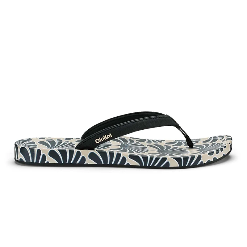 Women's 'Uiki Sandals Black and Pa'i