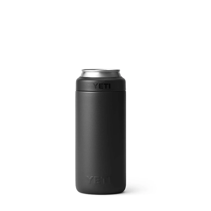 Black Rambler 12oz Slim Can Colster