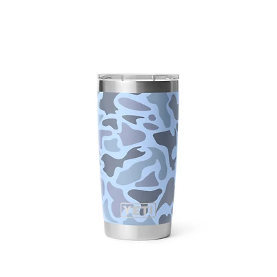 Blue Camo Rambler 20oz Tumbler