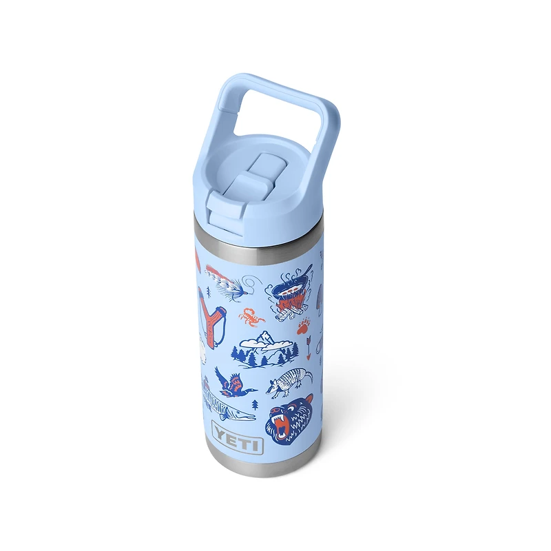 Big Sky Summer Camp Rambler 18oz Straw Bottle