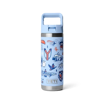 Big Sky Summer Camp Rambler 18oz Straw Bottle