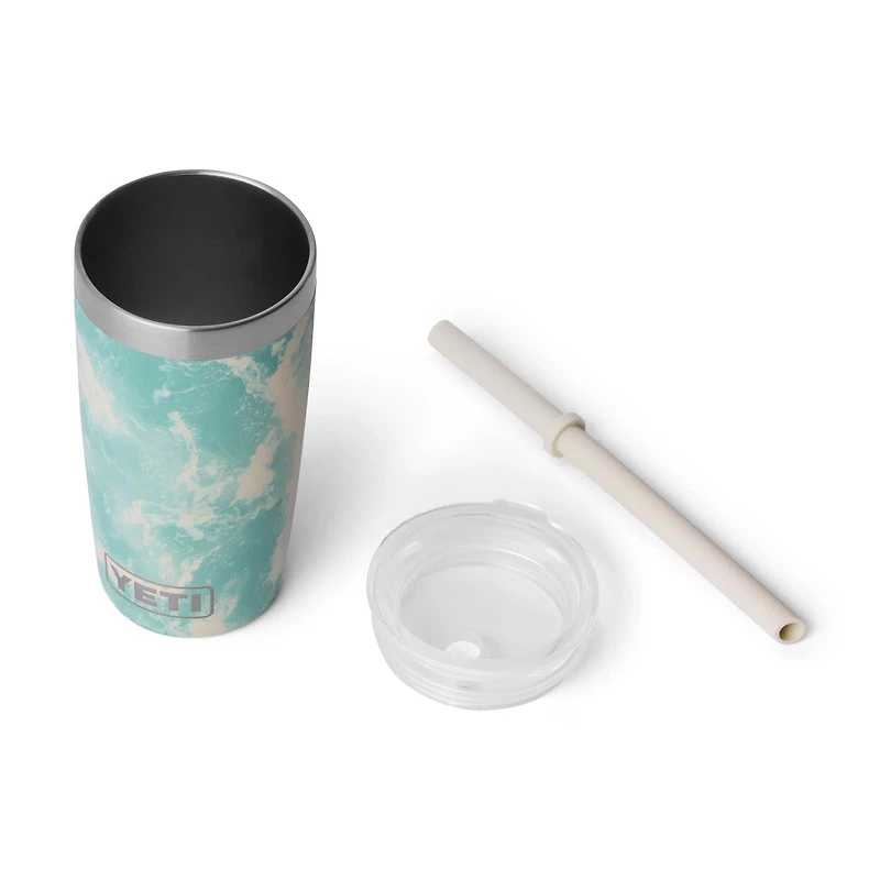Sea View Rambler 10oz Tumbler with Silicone Straw